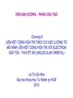 bài giảng hóa học đại cương chương 9  liên kết cộng hóa trị phần 3