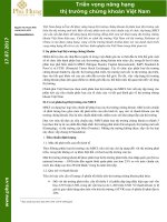 Triển vọng nâng hạng thị trường chứng khoán Việt Nam