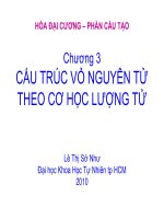 bài giảng hóa đại cương chương 3  cấu tạo