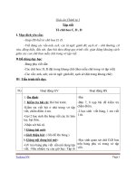 Giáo án Tiếng Việt 1 chủ điểm 2: Tập viết tô chữ C D Đ