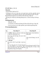 Giáo án Tiếng Việt 1 chủ điểm 2: Tập viết tô chữ C D Đ