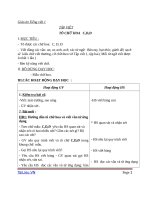 Giáo án Tiếng Việt 1 chủ điểm 2: Tập viết tô chữ C D Đ