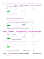 D02   tìm hệ số góc của tiếp tuyến   muc do 2 