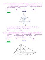 D05   sử dụng định lý tỉ số thể tích   muc do 3 