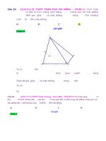 D03   từ điểm m (khác h) đến mp cắt đường cao   muc do 3 