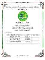 ứng dụng lý thuyết cầu trong việc khảo sát thị trường nước ngọt  cụ thể: pepsi và coca cola