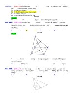 D01   câu hỏi lý thuyết về đường, mặt vuông nhau   muc do 3 