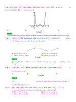 D03   đếm số điểm cực trị (biết đồ thị, BBT)   muc do 1 