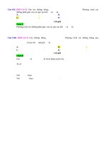 D09   PT đường thẳng qua 1 điểm, thoả đk về góc   muc do 3 