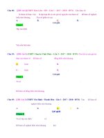 D06   điều kiện để hàm số   nhất biến đơn điệu trên khoảng k   muc do 3 