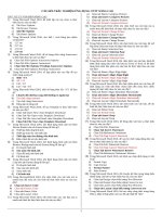 CÂU HỎI TRẮC NGHIỆM ỨNG DỤNG CÔNG NGHỆ THÔNG TINH NÂNG CAO