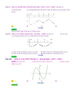 D03   đếm số điểm cực trị (biết đồ thị, BBT)   muc do 2 