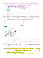 D03   tập hợp điểm biểu diễn là đường tròn, hình tròn   muc do 3 