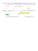 D05   điều kiện để dãy số thànhcấp số nhân CSN   muc do 3 