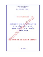 Hoàn thiện công tác kiểm soát chi đầu tư xây dựng cơ bản tại kho bạc nhà nước hướng hóa   tỉnh quảng trị 
