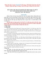 ĐỀ CƯƠNG THU HOẠCH NGHỊ QUYẾT TW 8 KHÓA XII của ĐẢNG