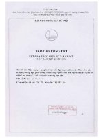 Xây dựng mạng lưới tư vấn dạy học online và offline cho các trường trung học phổ thông và đại học quốc gia hà nội dựa trên các chỉ số hỗ trợ của ICT đối với môi trường học tập 