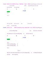 D13   toán max min liên quan đến mặt cầu   muc do 3 