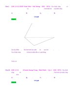 D05   sử dụng định lý tỉ số thể tích   muc do 2 