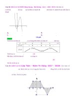 D12   câu hỏi liên hệ giữa giá trị hàm và diện tích hình phẳng   muc do 3 