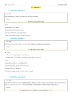 Lý thuyết câu điều kiện trong tiếng Anh và bài tập