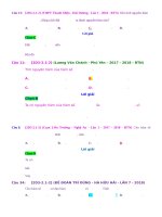 D01   thể hiện quy tắc đổi biến (cho sẵn phép đặt t)   muc do 2 