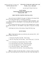 QUYET DINH KIEN TOAN BAN CHAM SOC SUC KHOE HOC SINH 