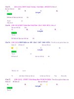 D08   điều kiện để hàm số có cực trị tại xo (cụ thể)   muc do 2 