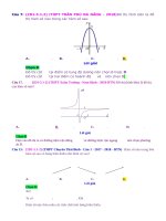 D01   nhận dạng 3 hàm số thường gặp (biết đồ thị, BBT)   muc do 2 