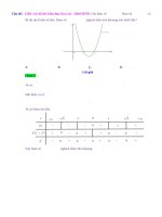 D04   xét tính đơn điệu của hàm số (biết y, y’)   muc do 4 
