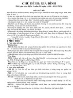 CHỦ ĐỀ 3- GIA ĐÌNH