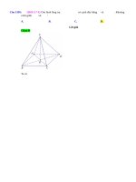 D07   hai đường chéo nhau (mượn mặt phẳng)   muc do 1 