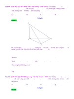 D02   tính khoảng cách bằng phương pháp thể tích   muc do 3 