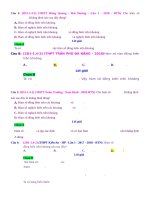 D04   xét tính đơn điệu của hàm số (biết y, y’)   muc do 2 