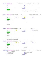 D03   xác định góc giữa hai véctơ bằng tích vô hướng   muc do 2 