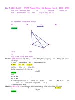 D01   câu hỏi lý thuyết về đường, mặt vuông nhau   muc do 2 