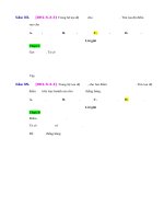 D03   xác định toạ độ điểm, toạ độ véctơ   muc do 3 