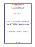 Phát triển dịch vụ thanh toán không dùng tiền mặt tại ngân hàng thương mại cổ phần đầu tư và phát triển việt nam – chi nhánh quảng bình 