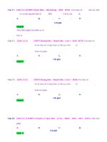 D01   các câu hỏi lý thuyết   muc do 2 