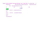 D05   PT ảnh, tạo ảnh của đường thẳng qua p DH (không có p đx)   muc do 2 