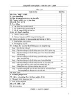 Sáng kiến kinh nghiệm  Phương pháp giải bài tập Hoá học Kim loại td HNO3 có sinh ra muối amoni