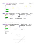 D05   phương trình ảnh, tạo ảnh của đường thẳng qua p đx trục   muc do 2 