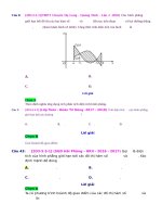 D05   diện tích hình phẳng y=f(x), y=g(x)   muc do 1 
