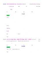 D09   kết hợp biến đổi, đổi biến, từng phần   muc do 4 