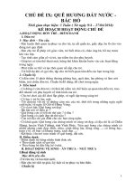 CHỦ ĐỀ 9-QUￊ HƯƠNG -ĐẤT NƯỚC -B￁C HỒ