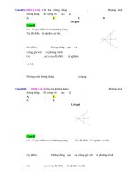D12   PT đường thẳng thoả đk khác   muc do 4 