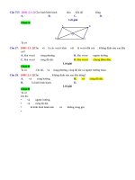 D01   các câu hỏi lý thuyết   muc do 2 