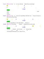 D01   các câu hỏi lý thuyết   muc do 2 