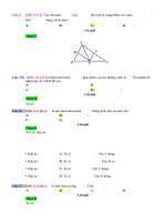 D04   đẳng thức véctơ giải bằng quy tắc hình bình hành   muc do 2 