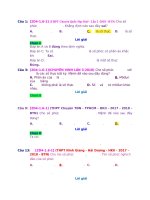 D06   hỏi tổng hợp về các khái niệm   muc do 1 